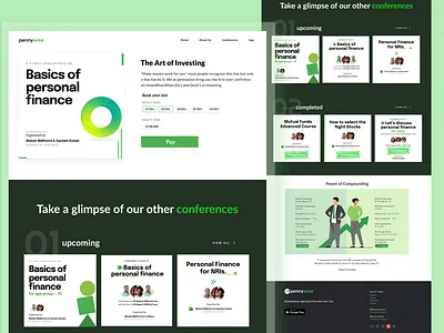 pennywise conferences design ui ux web website