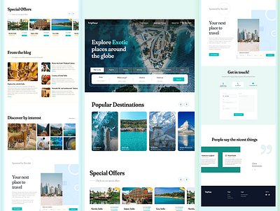 TripTour design ui ux website