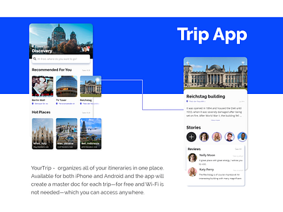 Your Trip - mobile app app helper mobile mobile app mobile ui mobile ux travel trip ui ux