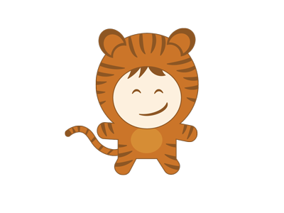 Event Cub Logo avatar boy boy tiger illustration tiger