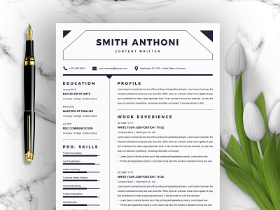 Simple Clean Word Resume Template clean resume creative resume curriculum vitae cv template download free minimal resume modern modern resume professional resume resume template simple template