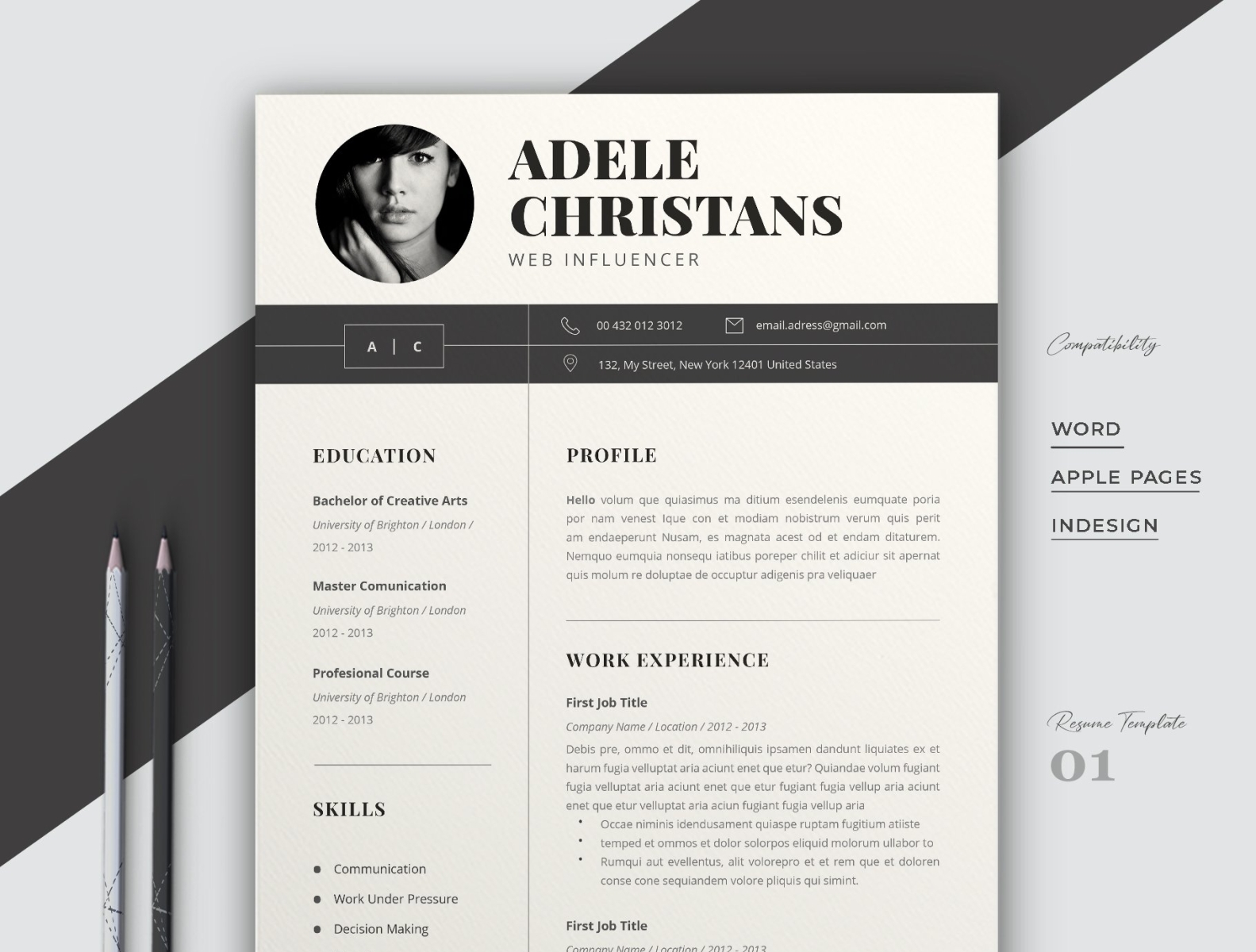 the best looking resume templates for ms word