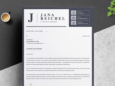 Professional Resume Template for Project Manager clean resume creative resume curriculum vitae cv cv template download free manager minimal resume modern modern resume product professional project project management resume resume template template