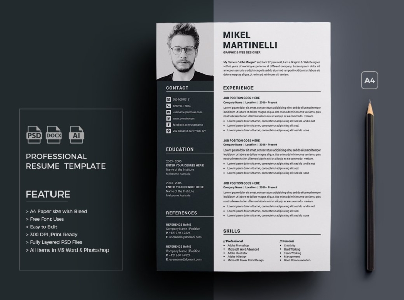 Dribbble - mock-up-.jpg by Resume Templates