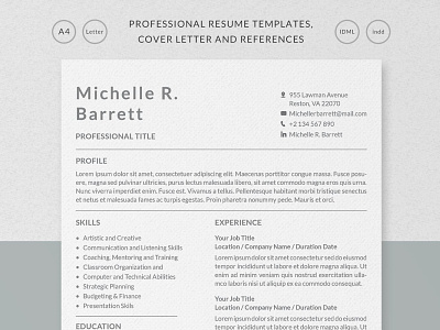 Professional Resume Templates clean resume creative resume curriculum vitae cv cv template download free modern modern resume professional resume resume design resume template template