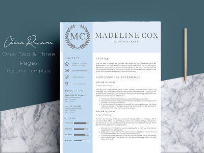 Resume Template Word 5 Pages clean resume creative resume curriculum vitae cv template download free modern modern resume professional resume resume cv resume template template templates