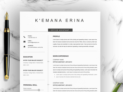 Resume Template | Modern & Professional Resume Template clean resume cover letter creative resume cv template minimal resume modern modern resume multipurpose professional professional resume responsive resume resume design resume template resume templates resumes simple template ui ux