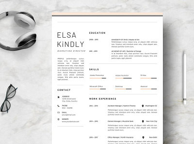 Creative & Modern Resume Template clean resume creative creative resume curriculum vitae cv cv template download free modern modern resume modernism professional resume resume template template