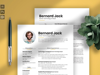 Resume and Cover Letter Template clean resume cover letter cover letter template creative resume cv cv design cv template job job resume job resumes minimal resume modern modern resume professional psd psd template resume resume design resume template template