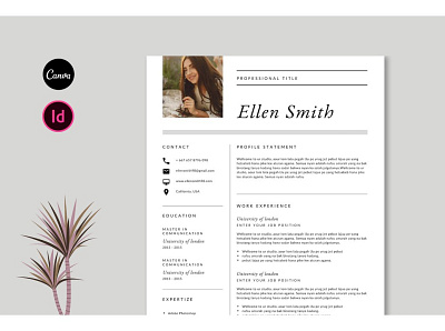 Resume clean resume creative resume curriculum vitae cv cv template download free modern modern resume professional resume resume design resume template template