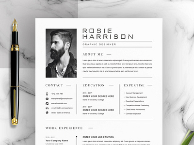 Resume for Mac clean resume creative resume curriculum vitae cv template download free minimal resume modern modern resume professional resume resume cv resume design resume template template