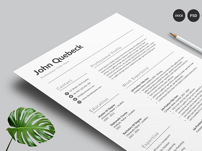 Resume Template / CV clean resume creative resume curriculum vitae cv cv template download download mock up download mockup free modern modern resume professional resume resume cv resume template template