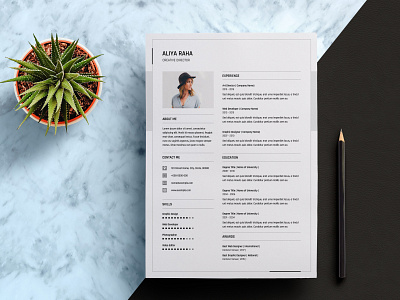 Clean Resume clean clean resume creative resume curriculum vitae cv cv template download free modern modern resume professional resume resume cv resume template template