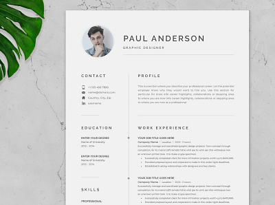 Resume/CV clean resume creative resume curriculum vitae cv template download free modern modern resume professional resume resume cv resume template template