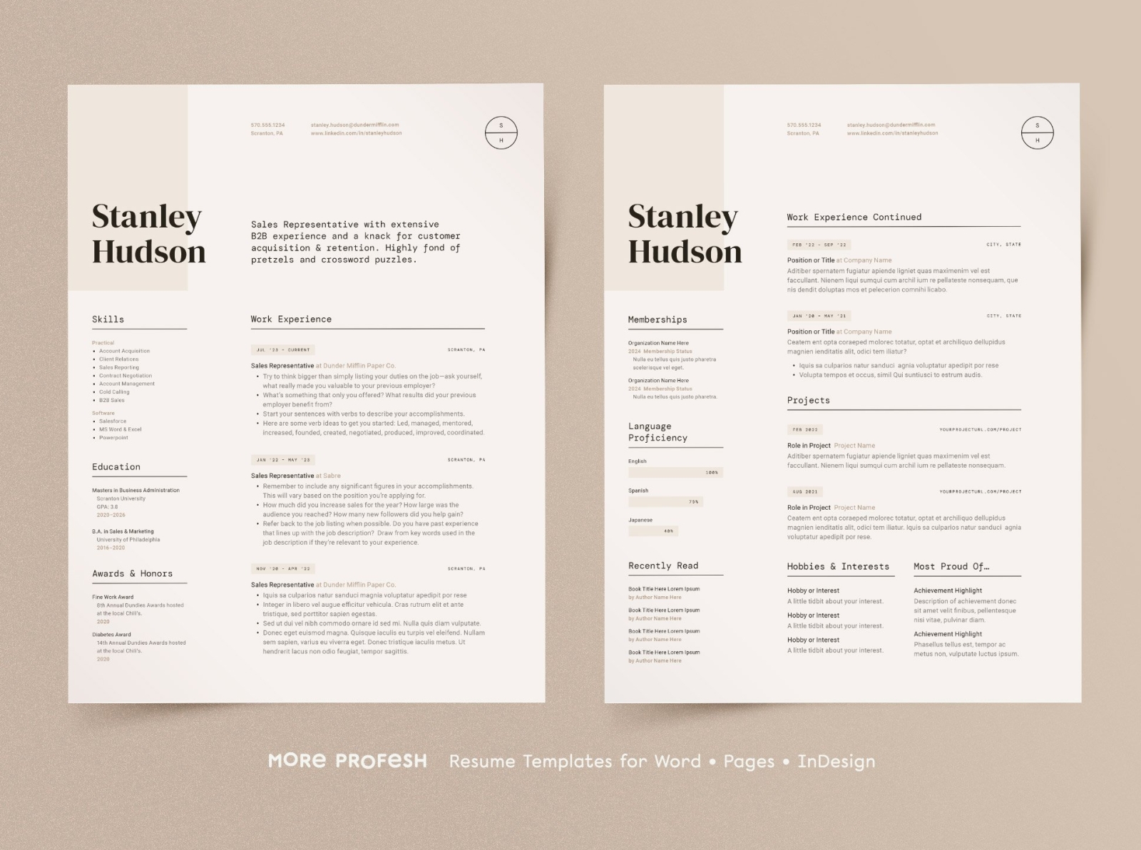 Dribbble - 01-resume-template-cv-.jpg by Resume Templates