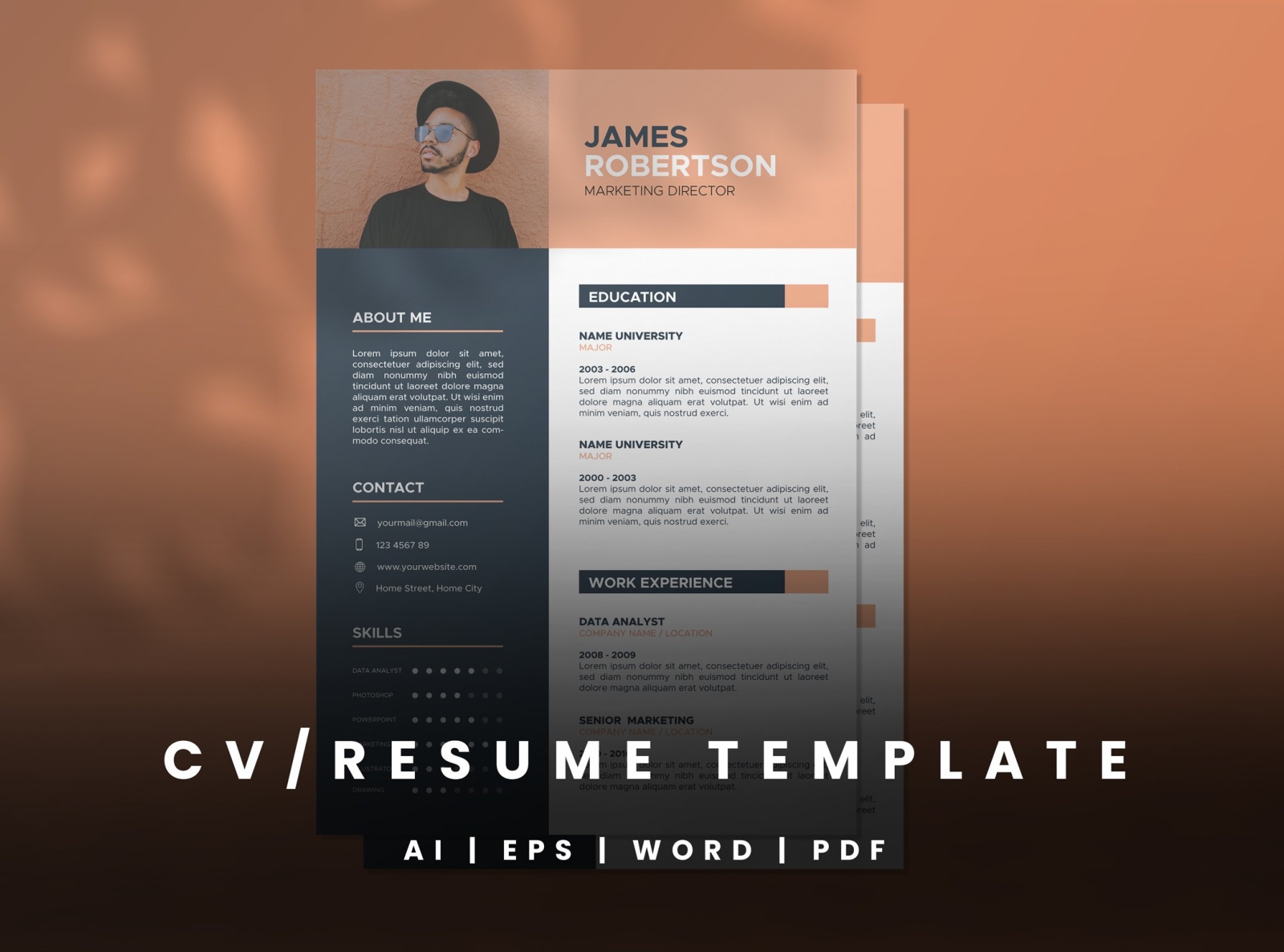 48+ Template Curriculum Vitae Design