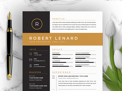 Word Resume / CV & Cover Letter Template clean resume cover creative resume curriculum vitae cv template download download mockup free letter modern modern resume professional resume resume template template templates