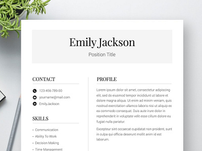 Professional Resume Template CV clean clean resume creative resume curriculum vitae cv cv design cv template cv templates modern modern resume professional professional resume resume resume clean resume cv resume design resume template simple template work experience