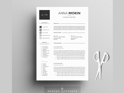 Resume Template 5 page pack | Smoke a4 clean resume creative resume curriculum vitae cv cv template design minimal minimal resume modern modern cv modern resume professional professional resume resume resume template teacher resume template word template