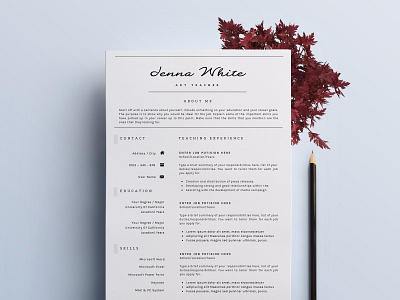 Professional Resume / Elegant CV-7 a4 clean resume creative resume curriculum vitae cv cv template design doc minimal minimal resume modern modern cv modern resume professional professional resume resume resume template template us letter word template