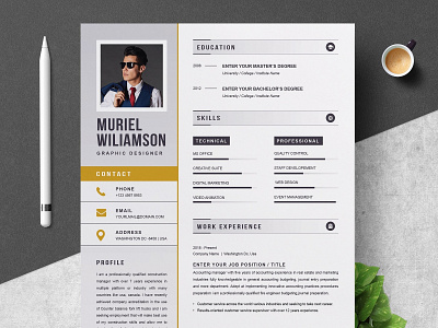 Resume Template Instant Download clean resume cover letter creative resume cv cv template design minimal minimal resume modern modern cv modern resume professional professional resume resume resume cv resume template resume templates template us letter word template
