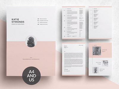 Word Resume & Cover Letter Template a4 clean resume creative resume curriculum vitae cv cv template design doc minimal minimal resume modern modern cv modern resume professional professional resume resume resume template template us letter word template