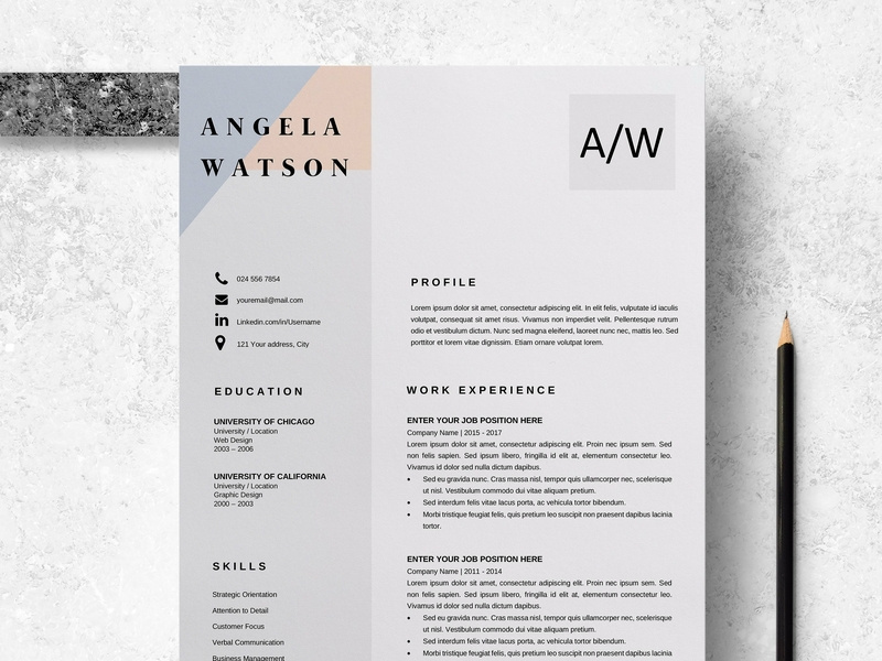 resume template cv cover letter by resume templates dribbble cover letter for a cv template