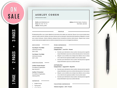 Professional Resume Template CV by Resume Templates on Dribbble