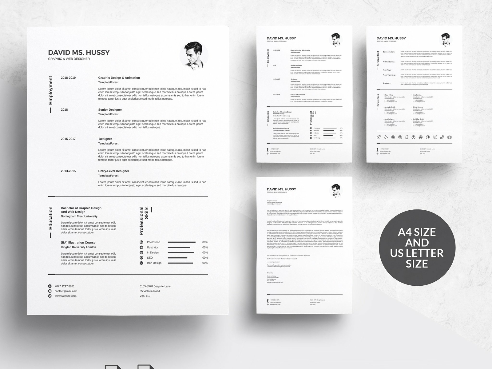 modern resume template free download word