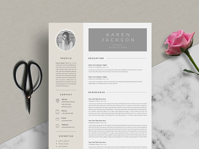 Resume Template 5 Page | CV Template a4 clean resume creative resume curriculum vitae cv cv template design doc minimal minimal resume modern modern cv modern resume professional professional resume resume resume template template us letter word template