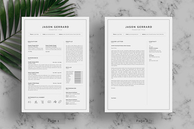 Resume Template / CV a4 clean resume creative resume curriculum vitae cv cv template doc download free minimal minimal resume modern modern cv modern resume professional professional resume resume resume clean resume template template