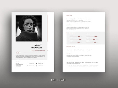 CV / Resume template for MS Word clean resume creative resume cv cv template download minimal resume modern modern resume professional resume resume cv resume template template