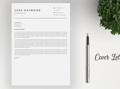 Resume Template | 4 Pages Template clean resume creative resume curriculum vitae cv cv template modern modern resume professional resume resume design resume template template