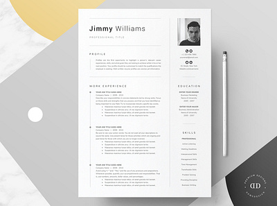 Word, Pages Resume Template Kit clean resume creative resume curriculum vitae cv template download free minimal resume modern modern resume pages professional resume resume cv resume template template templates word