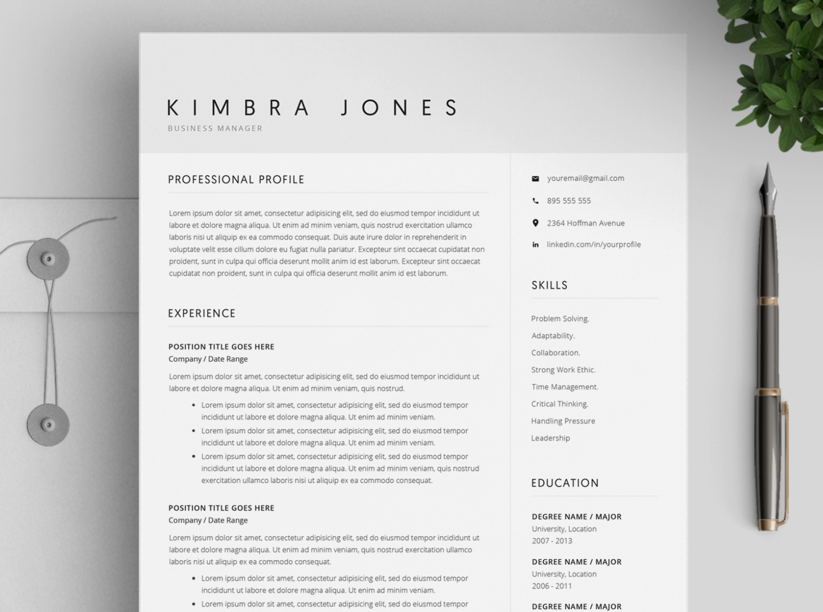 Cover Letter Pages Template from cdn.dribbble.com