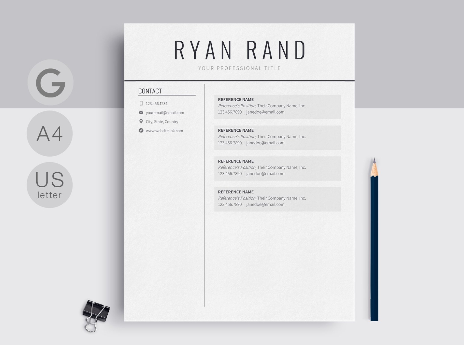 Google Docs Resume Template by Resume Templates on Dribbble With Google Word Document Templates
