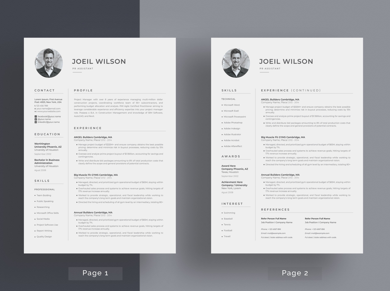 Cover Letter For Resume Template Free from cdn.dribbble.com