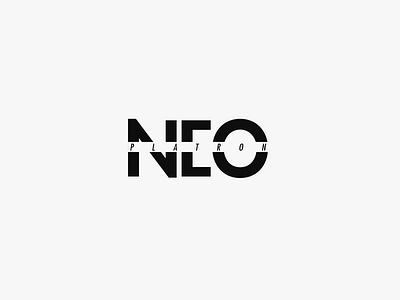 Neo branding logo minimal type typography