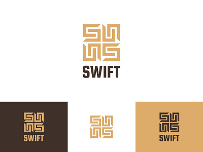 Swift accounting brand branding design financial gold logo golden ratio icon identity branding identity design logo logodesign s logo square symbol ui vector