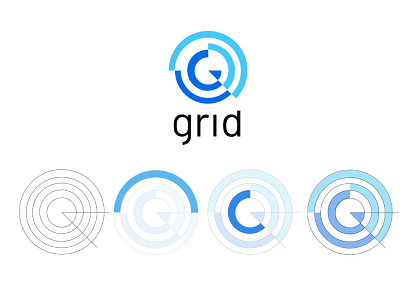 grid concept branding design graphic design logo ui ux web