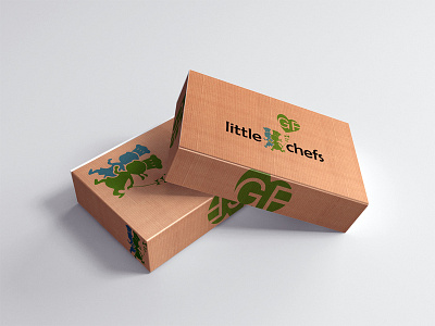 packaging for little chefs branding design logo typography