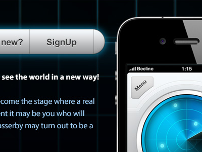 CatchMe — WEB apple game geo gui interface iphone ui web