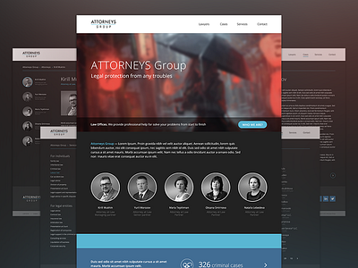 Attorneys Group attorney law lawyer site web web design web site wordpress