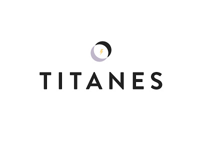 Titanes branding clothing identity kids lightning logo moon