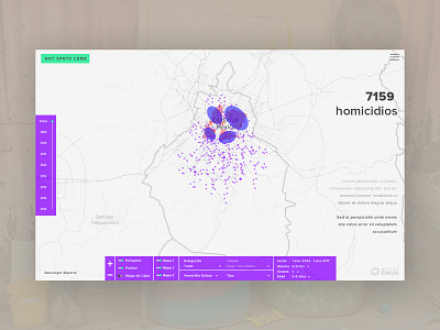 Homicidios CDMX alert controls culture digital maps social change ui ui ux design ux web design