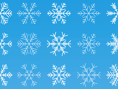 Snowflakes blue holidays pattern snow snowflakes