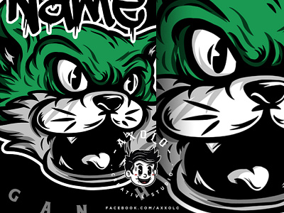 NHILIST angry branding branding design cartoon cat character character design design illustration skateboard streetart streetwear thrasher trouble vector wild