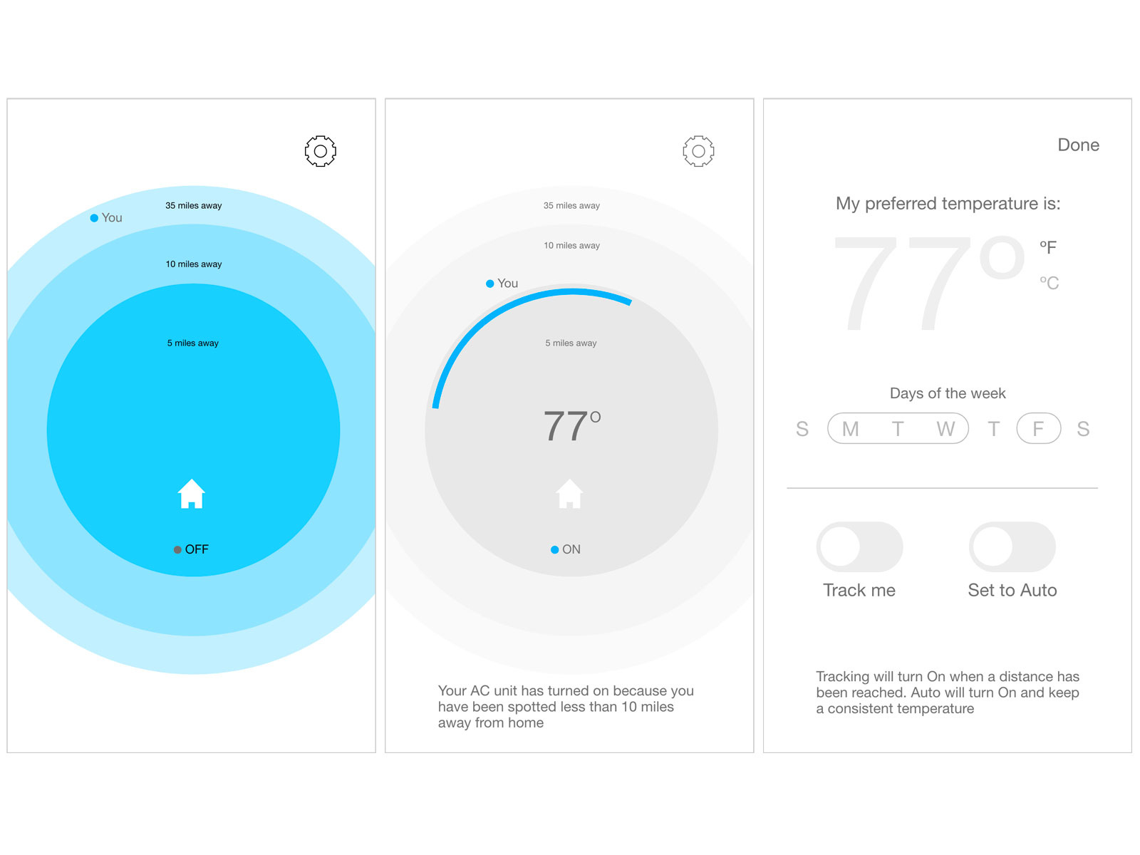 Smart AC Unit /Smart Home System by Antonio De Jesus on Dribbble