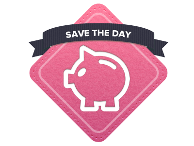 Save the Day badge