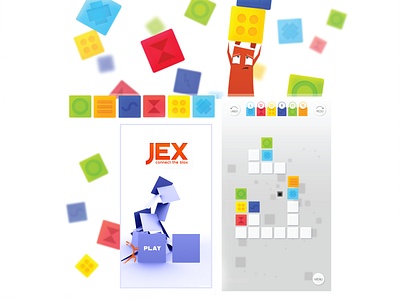 JEX: connect the blox app design flat ui